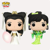 Funko POP Asia Stroybook Classic Lady White & Green Snake Set #135 #136